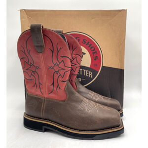 Irish Setter WALKER 9" 83226 Women's USED Steel-Toe Boot Brown US Size 8.5B